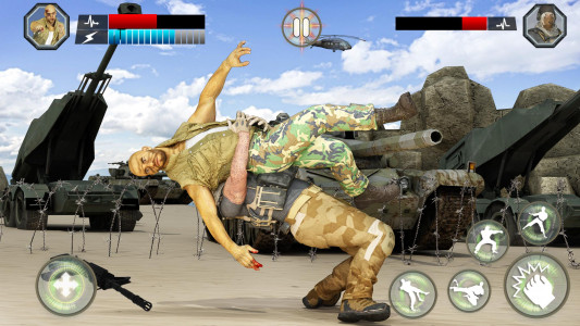 اسکرین شات برنامه US Army Karate Fighting Game 4