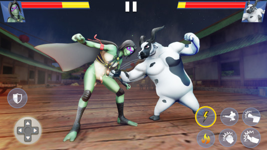 اسکرین شات 3 بازی Kung Fu Animal: Fighting Games