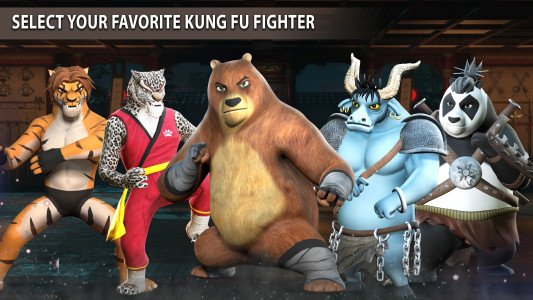 اسکرین شات 4 بازی Kung Fu Animal: Fighting Games