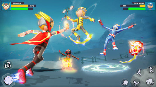 اسکرین شات 2 بازی Stick Fighters: Karate Heroes
