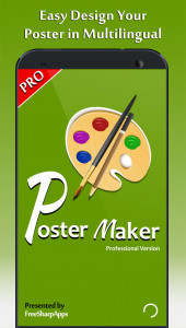 اسکرین شات برنامه Poster Maker - Fancy Text Art 1