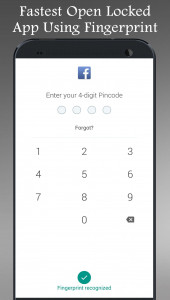 اسکرین شات 6 برنامه Fingerprint App Lock Real