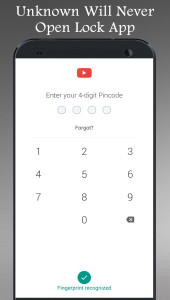 اسکرین شات 3 برنامه Fingerprint App Lock Real