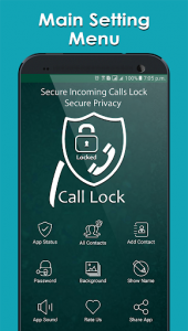 اسکرین شات برنامه Secure Incoming Calls Lock Privacy 2