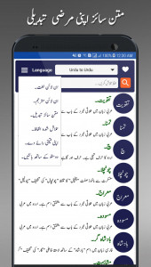اسکرین شات 7 برنامه Offline Urdu Lughat Dictionary