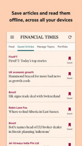 اسکرین شات برنامه Financial Times 2