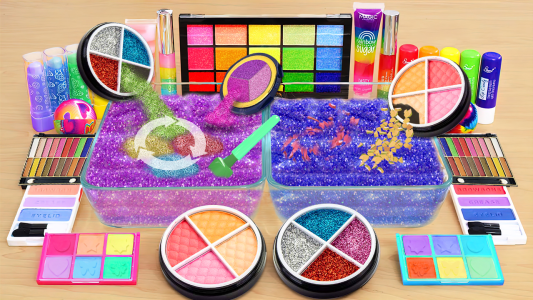 اسکرین شات 1 بازی DIY Makeup Slime: ASMR Games!