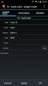 اسکرین شات برنامه AudioTagger - Tag Music 2