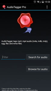 اسکرین شات برنامه AudioTagger - Tag Music 1