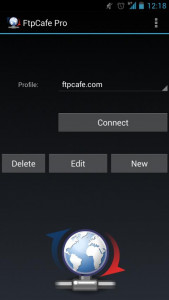 اسکرین شات برنامه FtpCafe FTP Client 1