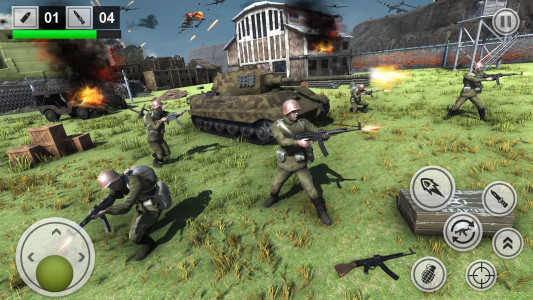 اسکرین شات بازی World War 2 fps shooting 3
