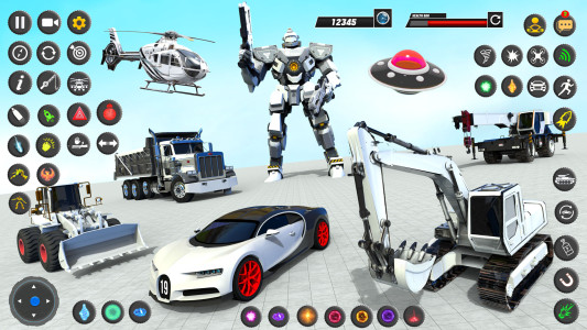 اسکرین شات 1 بازی Robots War– Car Transform Game