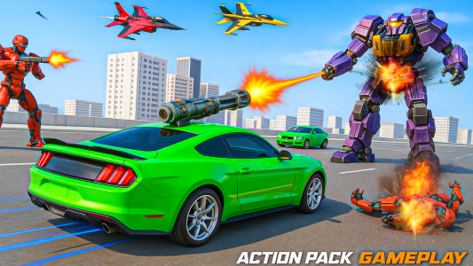 اسکرین شات 1 بازی Animal Robot car Transform War