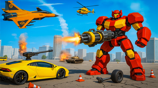 اسکرین شات 4 بازی Animal Robot car Transform War