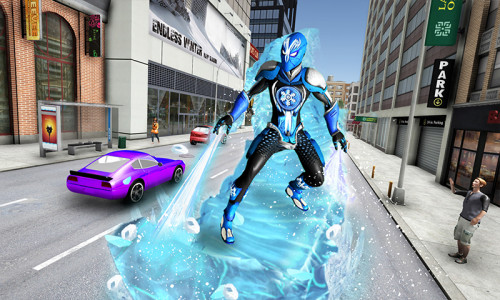 اسکرین شات 3 بازی Ice Hero Games: Superhero Game