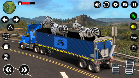 اسکرین شات 4 بازی Zoo Animal: Truck Driving Game