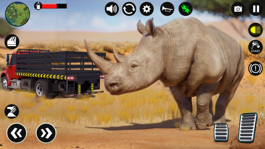اسکرین شات بازی Zoo Animal: Truck Driving Game 1