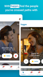 اسکرین شات برنامه happn – Local dating app 1