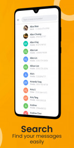 اسکرین شات برنامه Wize SMS: Message & Messenger 8