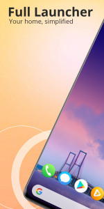 اسکرین شات برنامه Full Launcher: Fresh & Clean 2