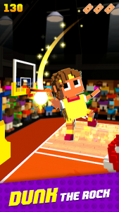 اسکرین شات بازی Blocky Basketball FreeStyle 3