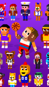 اسکرین شات بازی Blocky Basketball FreeStyle 4