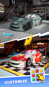 اسکرین شات 1 بازی Car Mods Factory - Match 3