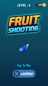 اسکرین شات 1 بازی Fruit Shooting- Sharp Knife