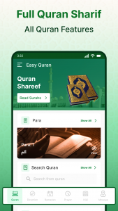 اسکرین شات برنامه Full Quran Sharif Offline App 2