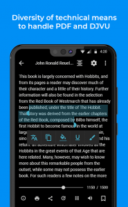 اسکرین شات 4 برنامه FullReader – e-book reader