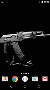 اسکرین شات برنامه AK 47 Live Wallpaper 2