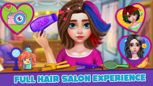 اسکرین شات 1 بازی Barber Games - Hair Saloon 2
