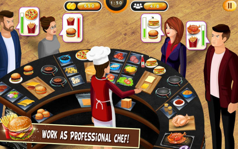 اسکرین شات بازی Chef Restaurant Cooking Games 5