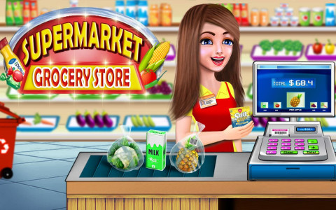 اسکرین شات بازی Supermarket Cash Register Sim 2