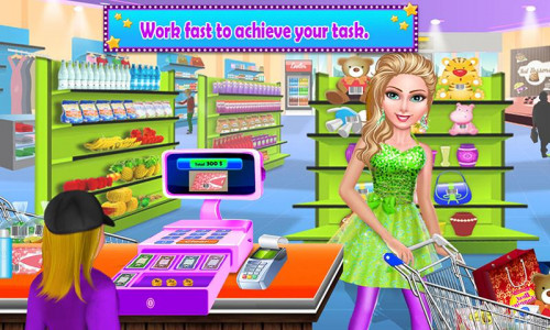 اسکرین شات بازی Super Market Cashier Game Fun 4