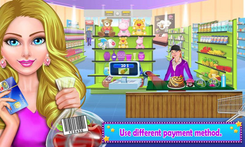 اسکرین شات بازی Super Market Cashier Game Fun 1