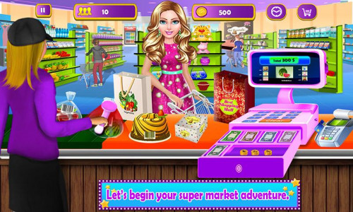 اسکرین شات بازی Super Market Cashier Game Fun 3
