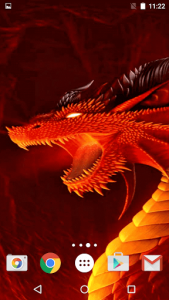 اسکرین شات برنامه Dragon Live Wallpaper 7