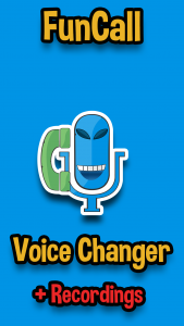اسکرین شات برنامه Funcalls - Voice Changer & Rec 1