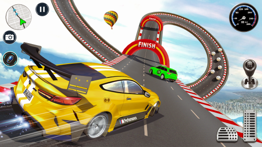 اسکرین شات بازی Ramp Car Game - Car Stunt 1