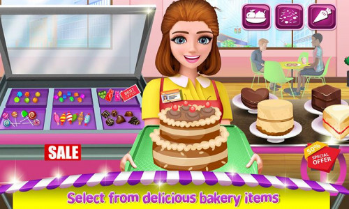 اسکرین شات بازی Black Friday Cashier Girl Game 1