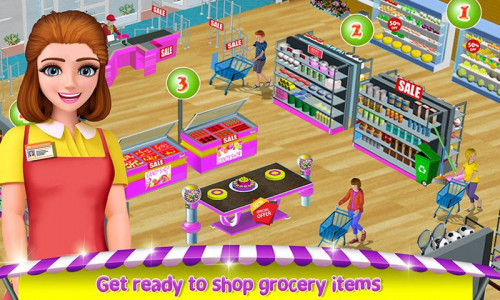 اسکرین شات بازی Black Friday Cashier Girl Game 4