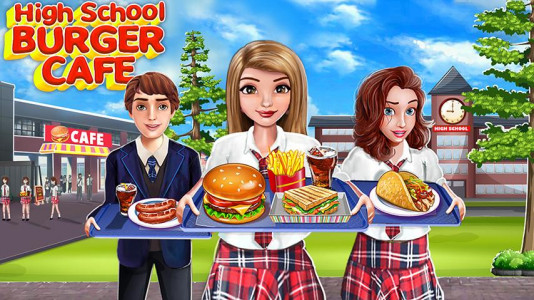 اسکرین شات بازی Highschool Burger Cafe Cooking 4