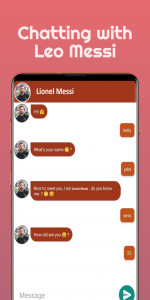 اسکرین شات برنامه Messi Video Call Chat 2