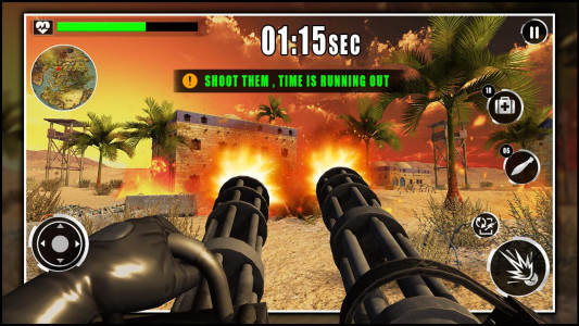 اسکرین شات 2 بازی Gunner War: Machine Gun Games
