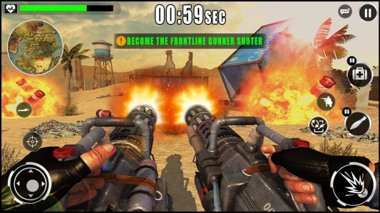 اسکرین شات 4 بازی Gunner War: Machine Gun Games