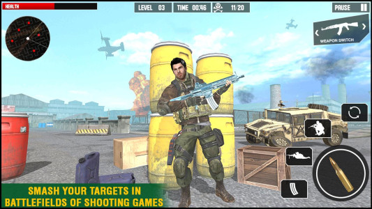 اسکرین شات 1 بازی Critical Commando Strike Games