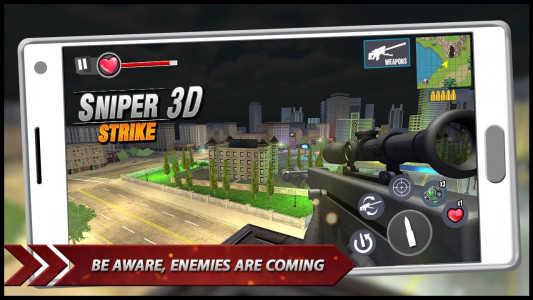 اسکرین شات بازی Sniper 3D Strike Shooting Game 5
