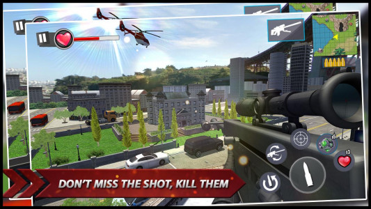 اسکرین شات بازی Sniper 3D Strike Shooting Game 2