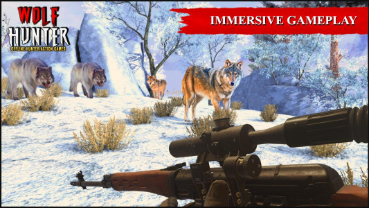 اسکرین شات بازی Wolf Hunter: Wild Hunting Game 4
